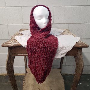 Infinity Scarf Chenile ~ SONOMA ~ Deep Rouge Red